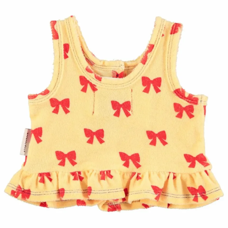 Piupiuchick Top Court Nœud Eponge Bio ||Enfant Blouses, T-Shirts|Blouses, T-Shirts