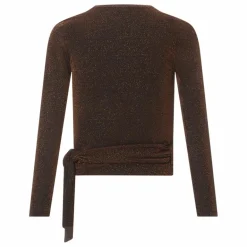 Femme Alma Deia Tee-Shirts, Polos|Blouses, Chemises*Top Drapé Cache-Coeur Glitters |
