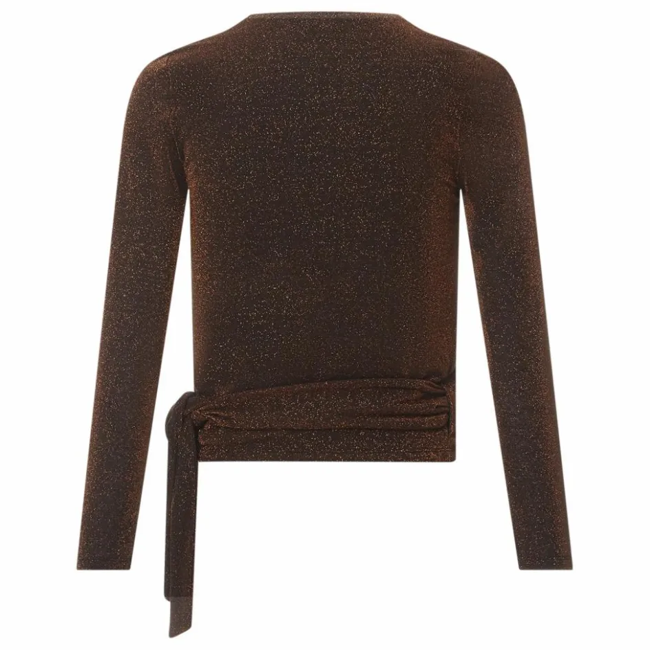 Femme Alma Deia Tee-Shirts, Polos|Blouses, Chemises*Top Drapé Cache-Coeur Glitters |