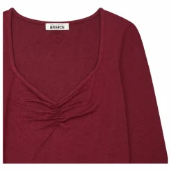Femme SMALLABLE BASICS Tee-Shirts, Polos*Top Femme Froncé Jersey |