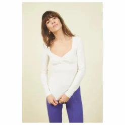 Outlet Top Femme Froncé Jersey | Femme Tee-Shirts, Polos