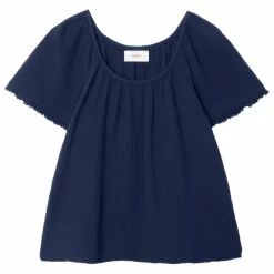 Discount Xirena Top Macie Gaze de Coton | Bleu nuit