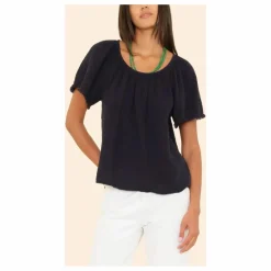 Discount Xirena Top Macie Gaze de Coton | Bleu nuit