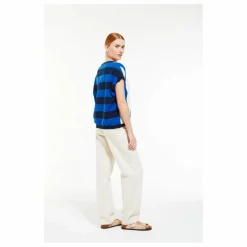 Sale Mapoésie Top Maille Buren Marin | Bleu