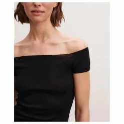 Femme Bompard Tee-Shirts, Polos*Top Maille Col Bardot Cachemire et Soie |