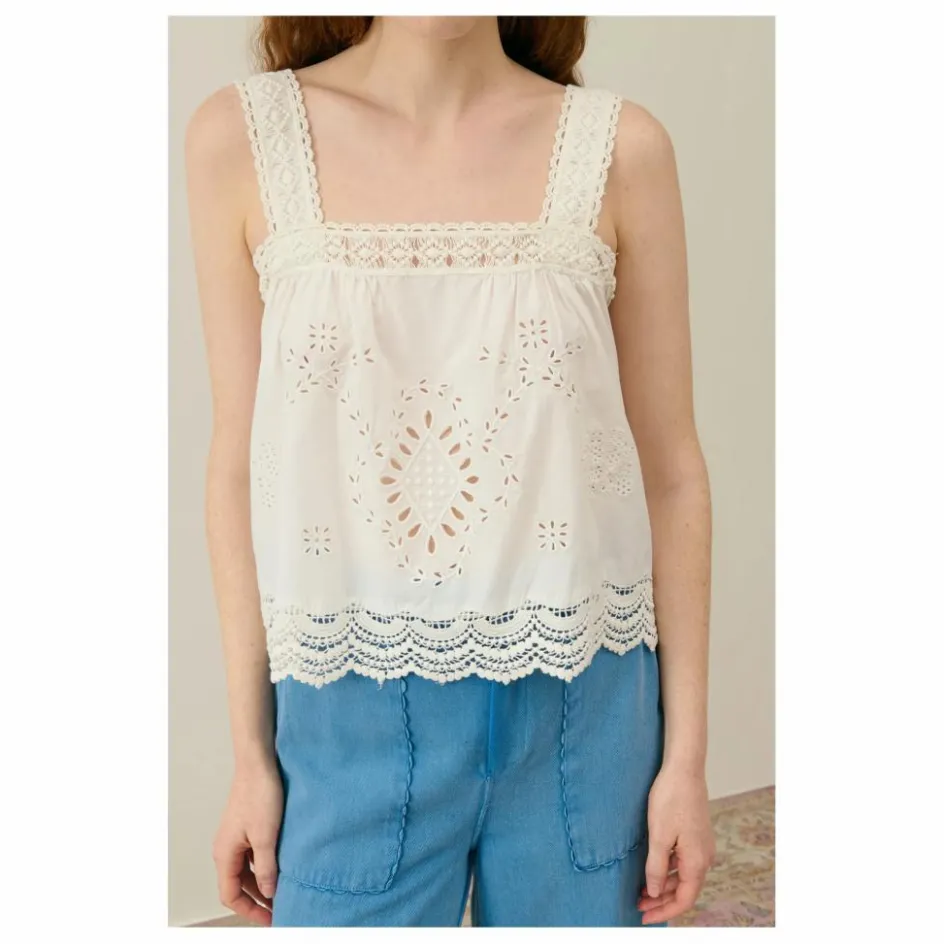 Louise Misha Top Paradine Coton Bio - Collection Femme ||Femme Blouses, Chemises