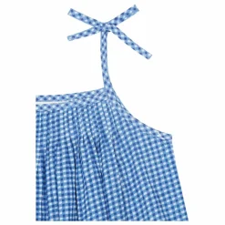 New Lucas du Tertre Top Violette Bobby Vichy | Bleu