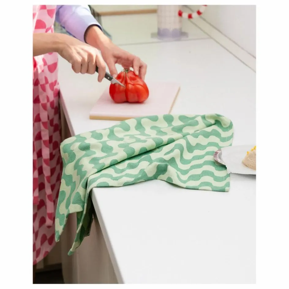 Tarta Gelatina Torchon Kale Crush || Linge De Table|Art De La Table