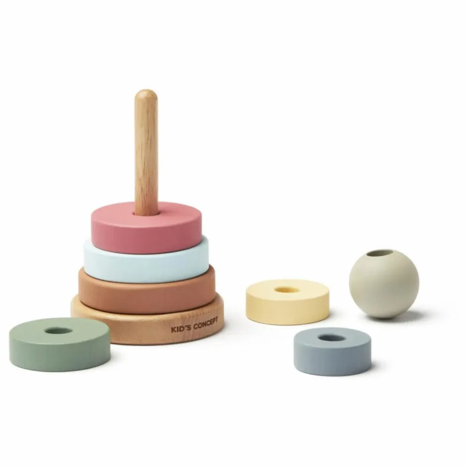Kid's Concept Tour à empiler en bois| Jouets D'Éveil|Jouets D'Éveil