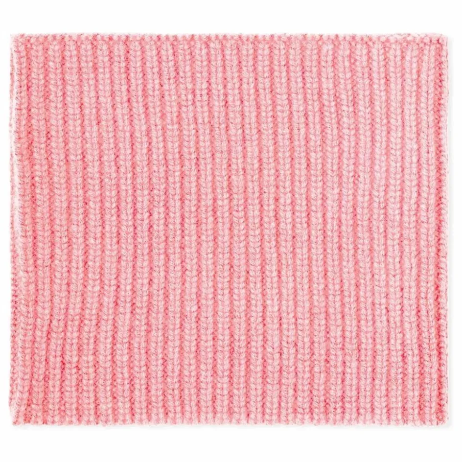 Clearance Bompard Tour de Cou Côtes 12 fils Cachemire | Rose bonbon