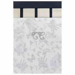 Tartine et Chocolat Tour de lit Toile de Jouy | Gris