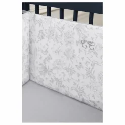 Tartine et Chocolat Tour de lit Toile de Jouy | Gris