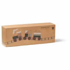 Online Kid's Concept Train avec cubes empilables en bois Multicolore