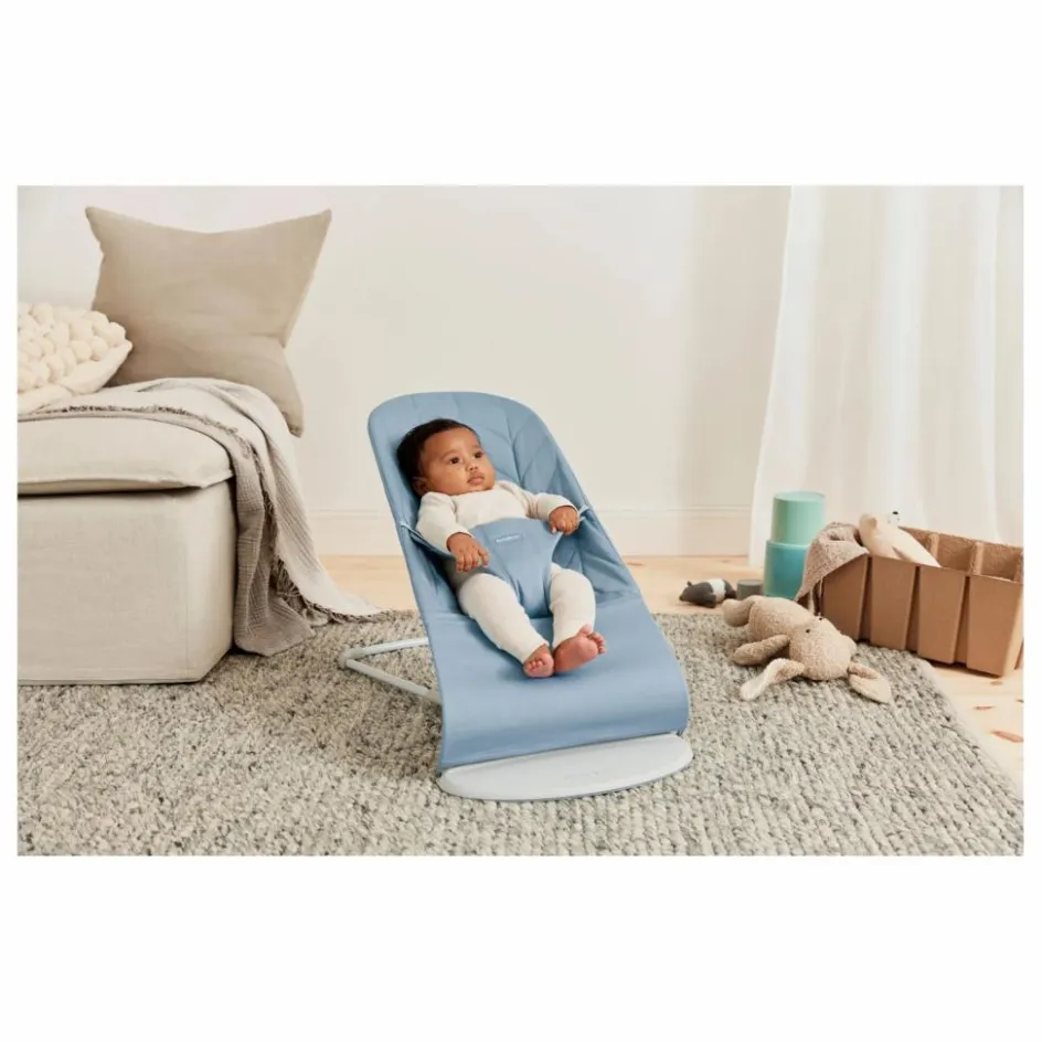 BabyBjörn Transats|Puériculture*Transat Bliss en coton matelassé Pétale |