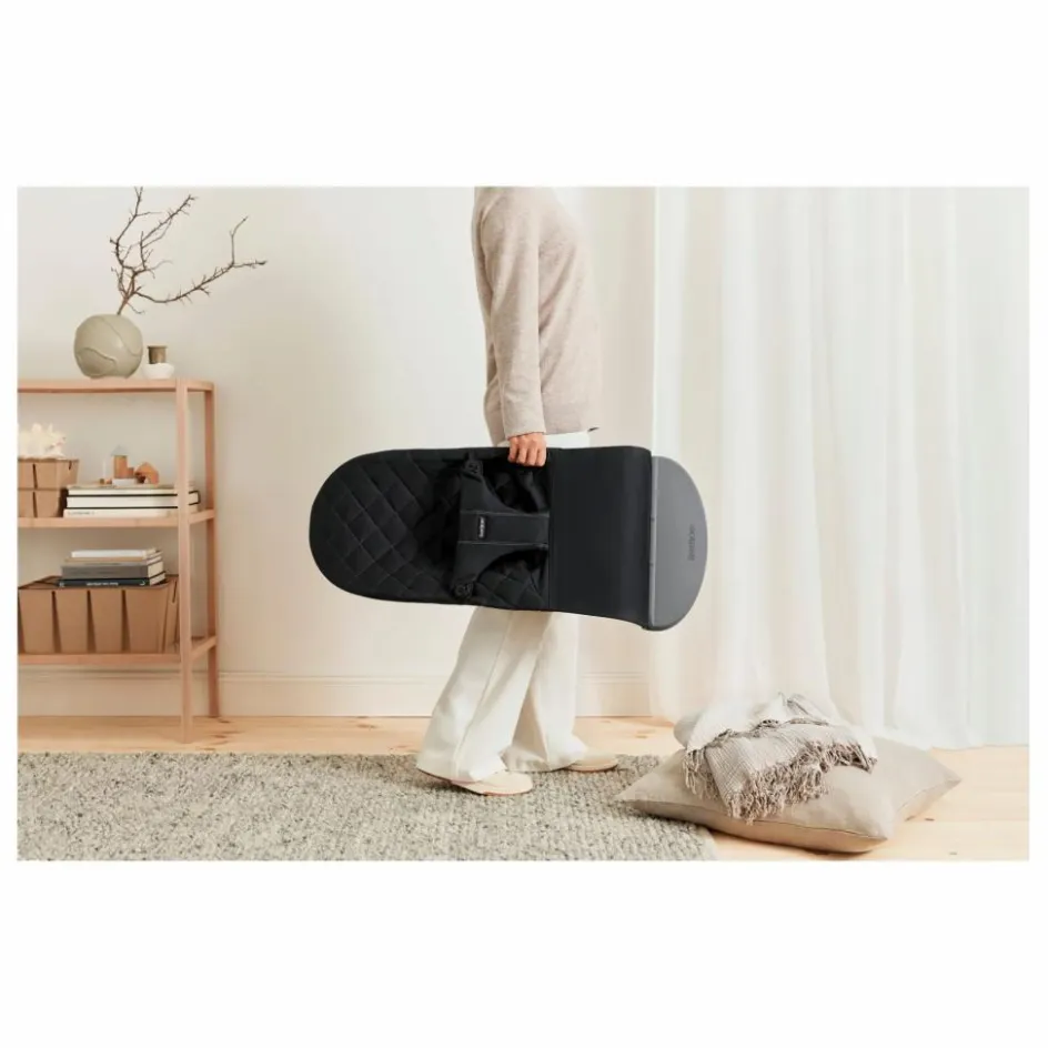 Discount BabyBjörn Transat Bliss en coton matelassé | Noir