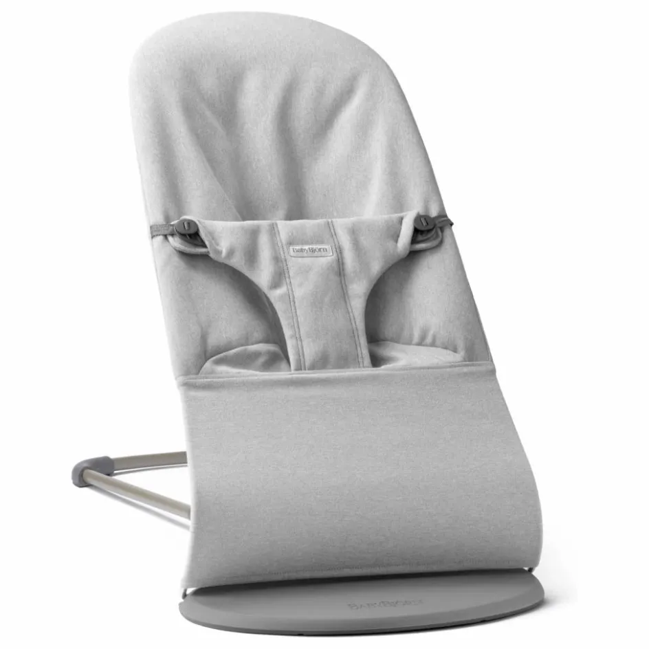 Discount BabyBjörn Transat Bliss en jersey tissé chiné | Gris clair