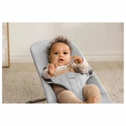 Discount BabyBjörn Transat Bliss en jersey tissé chiné | Gris clair