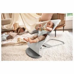 Discount BabyBjörn Transat Bliss en jersey tissé chiné | Gris clair