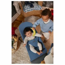 BabyBjörn Transat Bliss mélange tissé chiné | Bleu