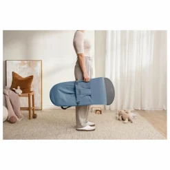 BabyBjörn Transat Bliss mélange tissé chiné | Bleu