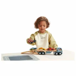 Online Tender Leaf Toys Transporteur de Voitures en bois Multicolore