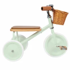 Best Banwood Tricycle en métal et bois | Vert Menthe