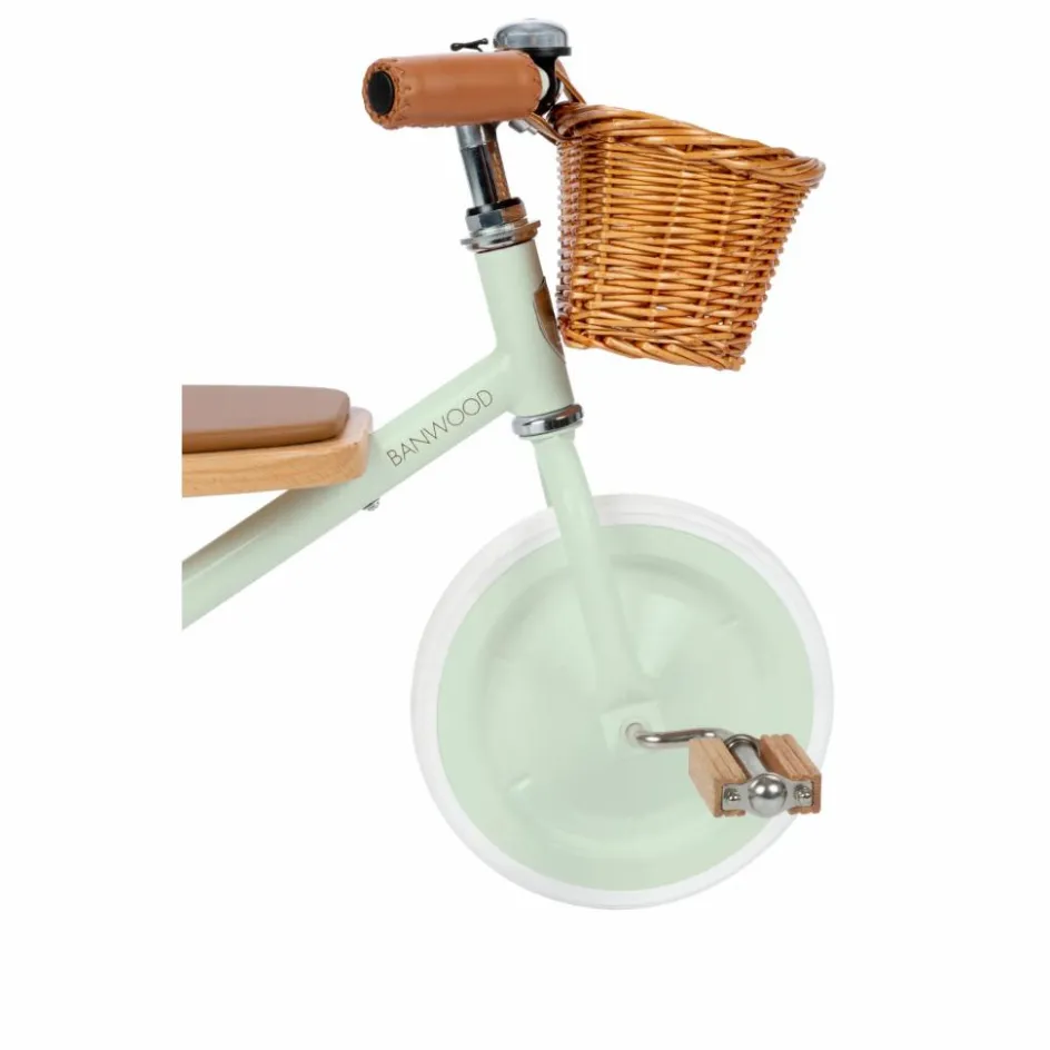 Best Banwood Tricycle en métal et bois | Vert Menthe