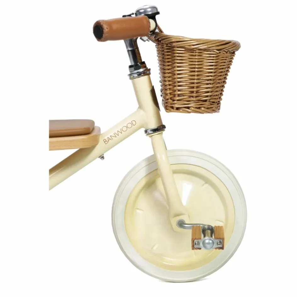 Outlet Banwood Tricycle en métal et bois | Crème