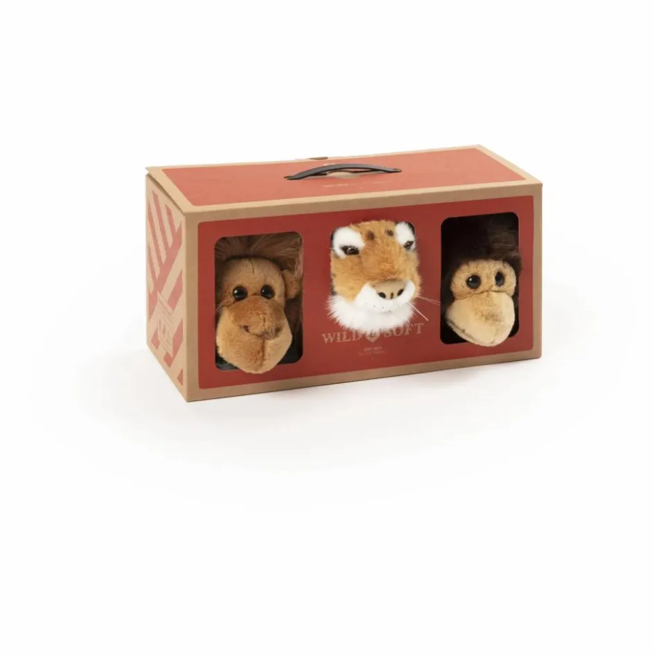 Enfant Wild & Soft Décoration Murale|Déco Murale Enfant*Trophées Jungle - Set de 3