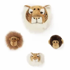 Enfant Wild & Soft Décoration Murale|Déco Murale Enfant*Trophées Jungle - Set de 3