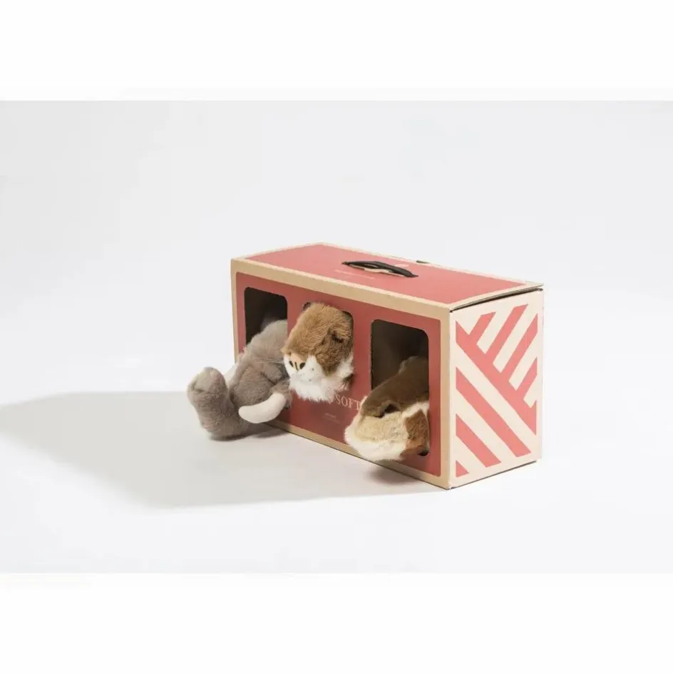 Sale Trophées Safari - Set de 3 Enfant Décoration Murale|Déco Murale Enfant