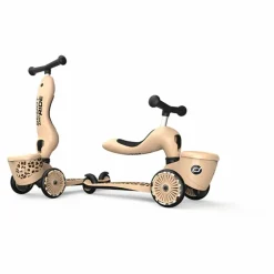 Best Scoot & Ride Trottinette 2 en 1 Léopard Multicolore