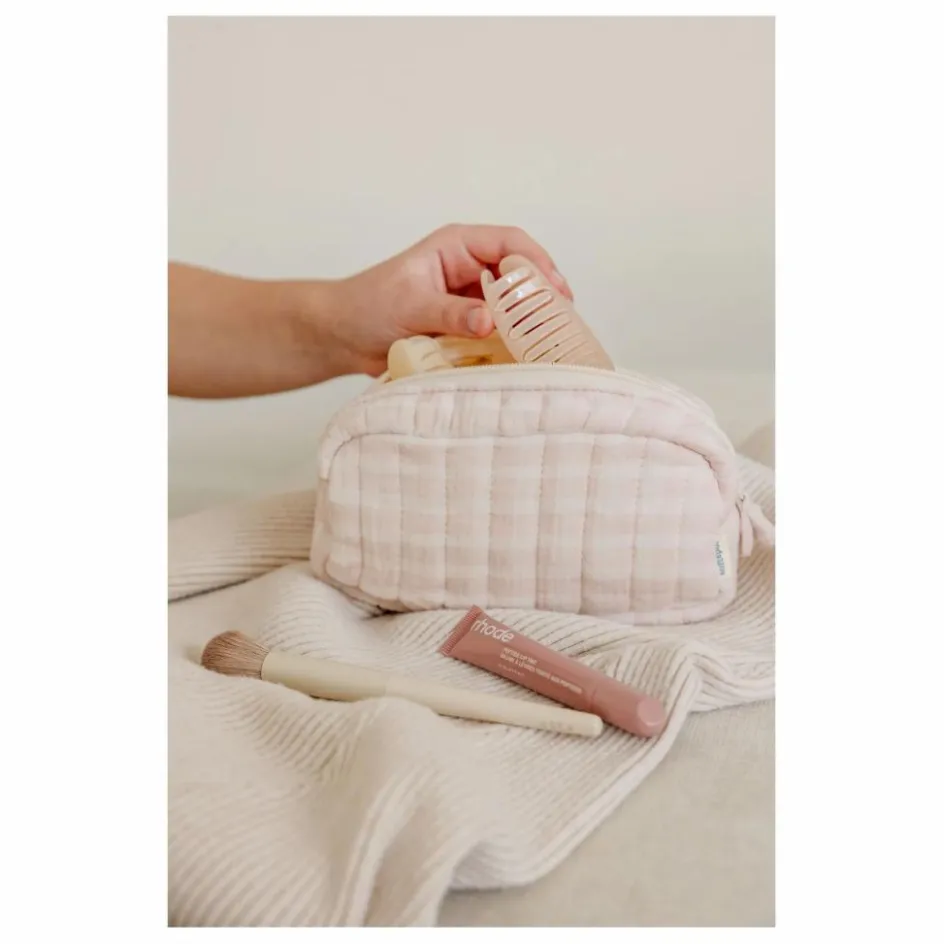 Femme Soft Spot Accessoires*Trousse de maquillage Rosewater en coton bio |