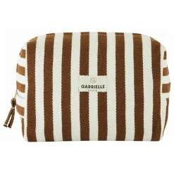 Gabrielle Paris Trousse de toilette à rayures en coton ||Homme/Femme Voyage, Outdoor|Soins, Wellness