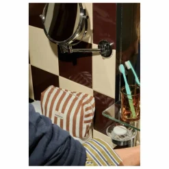 Gabrielle Paris Trousse de toilette à rayures en coton ||Homme/Femme Voyage, Outdoor|Soins, Wellness