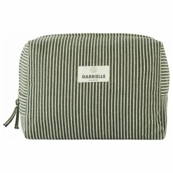 Outlet Gabrielle Paris Trousse de toilette à rayures en coton | Quartz