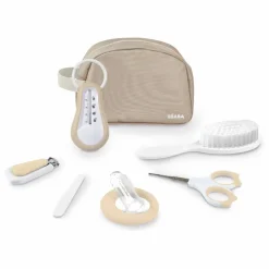 Online Béaba Trousse de toilette avec 7 accessoires | Argile