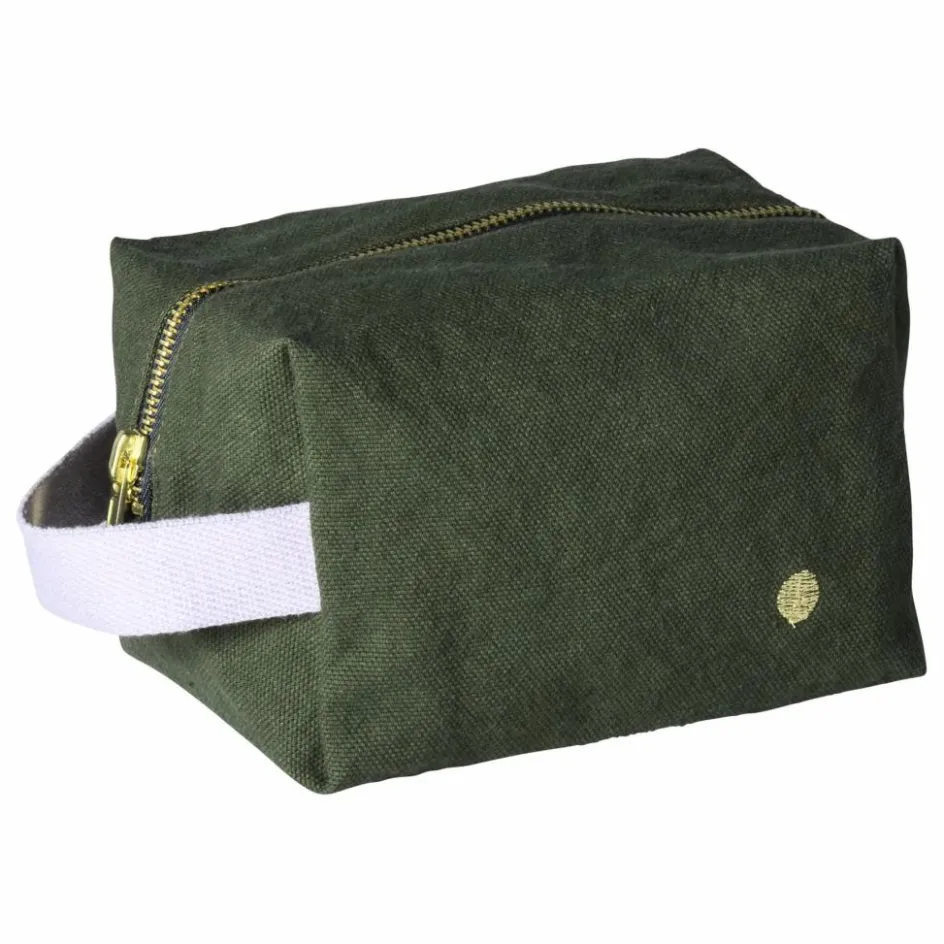 Hot La cerise sur le gâteau Trousse de toilette Cube | Vert forêt