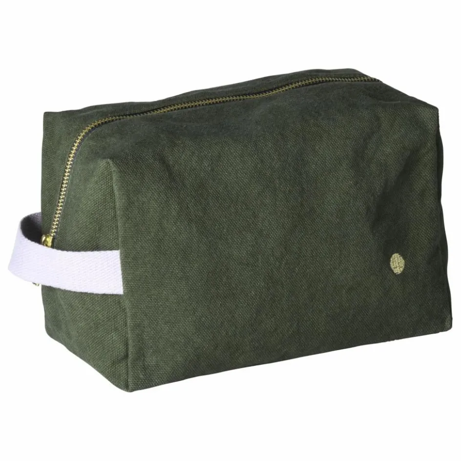 Hot La cerise sur le gâteau Trousse de toilette Cube | Vert forêt