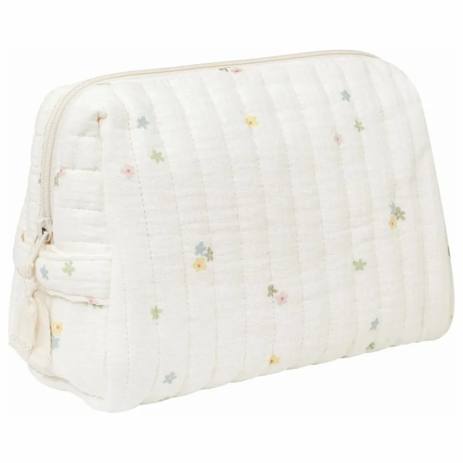 Soft Spot Trousse de toilette Daisies en coton bio ||Enfant/Femme Trousses De Toilette|Soins Bébé Et La Beauté
