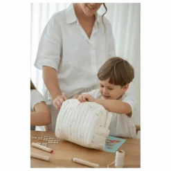 Soft Spot Trousse de toilette Daisies en coton bio ||Enfant/Femme Trousses De Toilette|Soins Bébé Et La Beauté