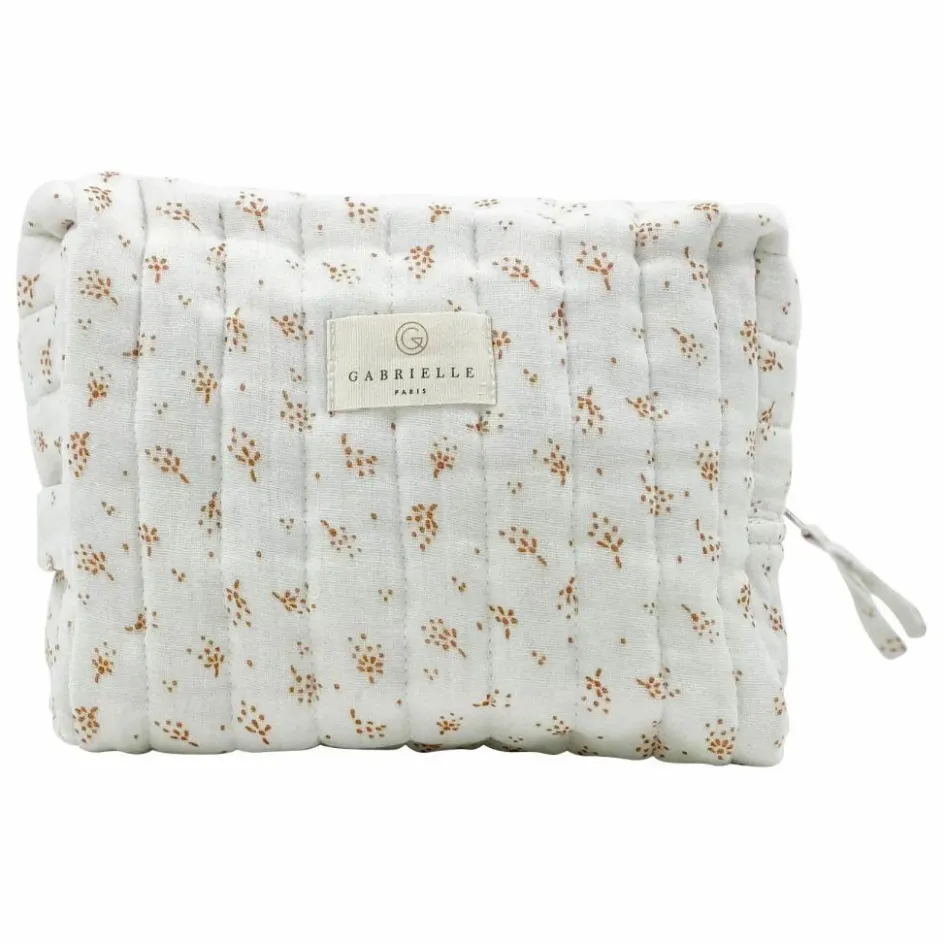 Gabrielle Paris Trousse de toilette en coton bio | Miel