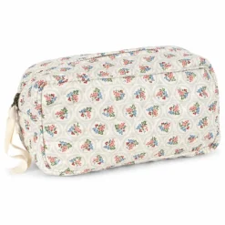 New Konges Sløjd Trousse de toilette en coton bio Verone Blues | Blanc