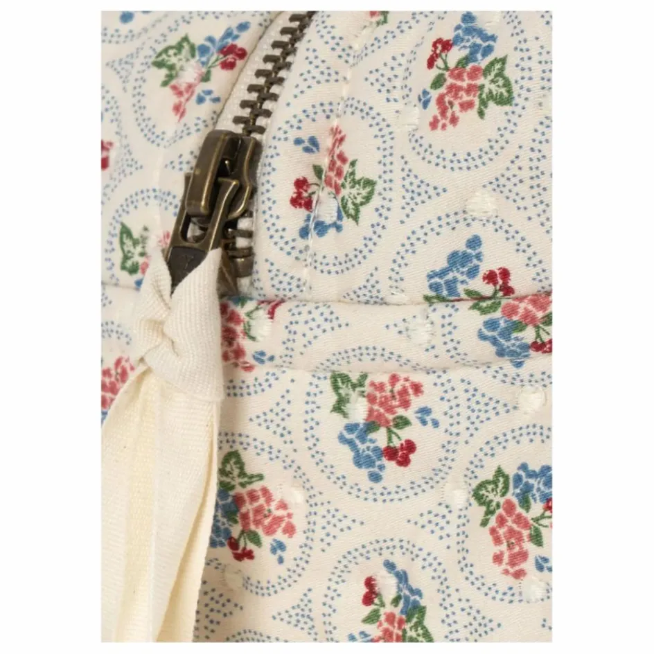 New Konges Sløjd Trousse de toilette en coton bio Verone Blues | Blanc