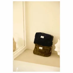 Gabrielle Paris Trousse de toilette en velours côtelé ||Homme/Femme Voyage, Outdoor|Soins, Wellness