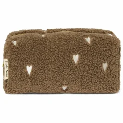 Studio Noos Trousse de toilette Hearts | Marron