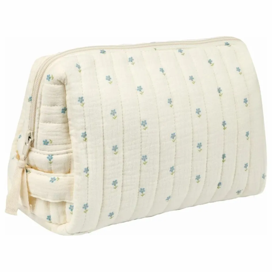 Sale Soft Spot Trousse de toilette Periwinkle en coton bio | Bleu