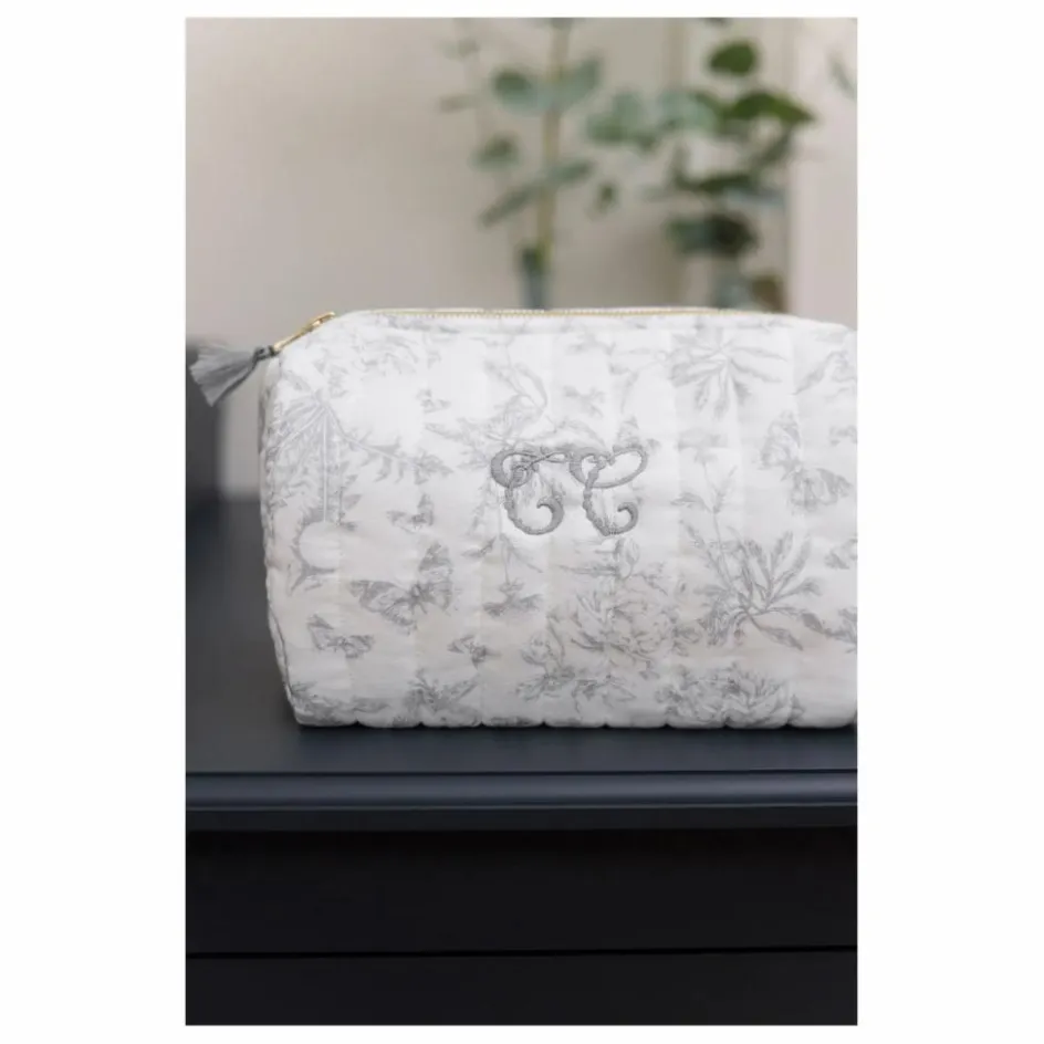Trousse de toilette Toile de Jouy | Enfant Trousses De Toilette|Soins Bébé Et La Beauté