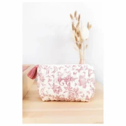Hot Trousse de toilette Toile de Jouy | Enfant Trousses De Toilette|Soins Bébé Et La Beauté
