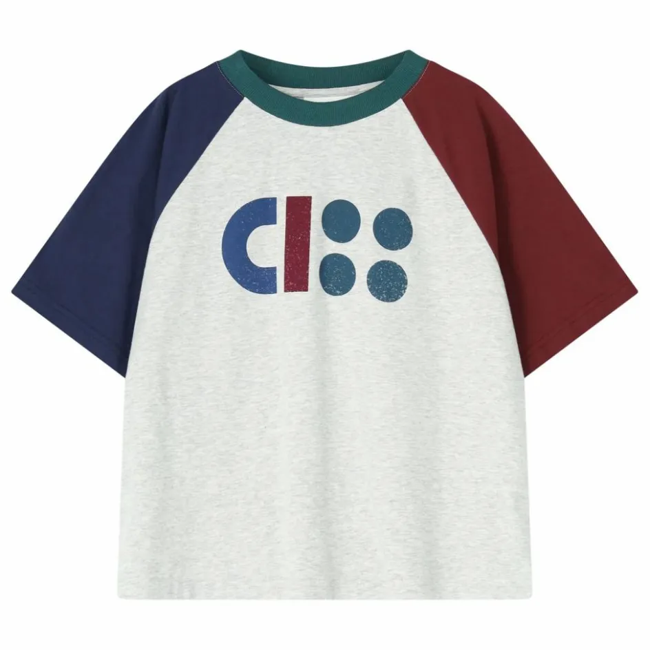 Enfant Cos I Said So T-Shirts, Chemises|Blouses, T-Shirts*T-shir Raglan Colorblock Coton Bio |
